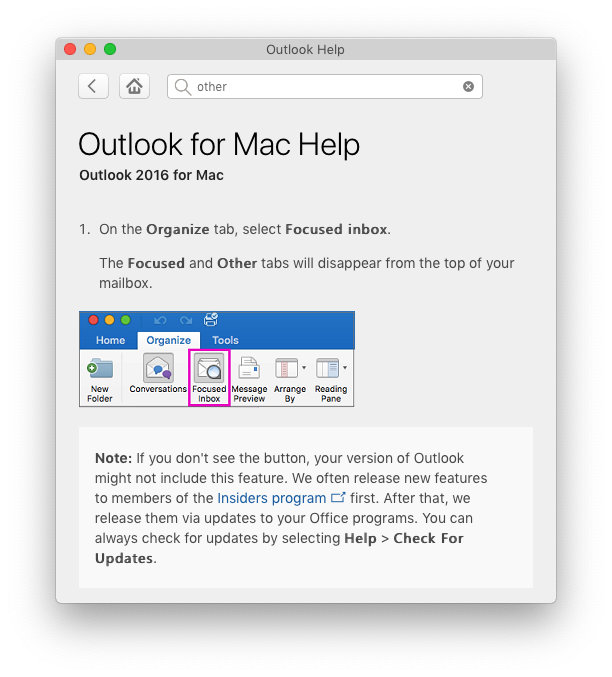 outlook for mac offline folders